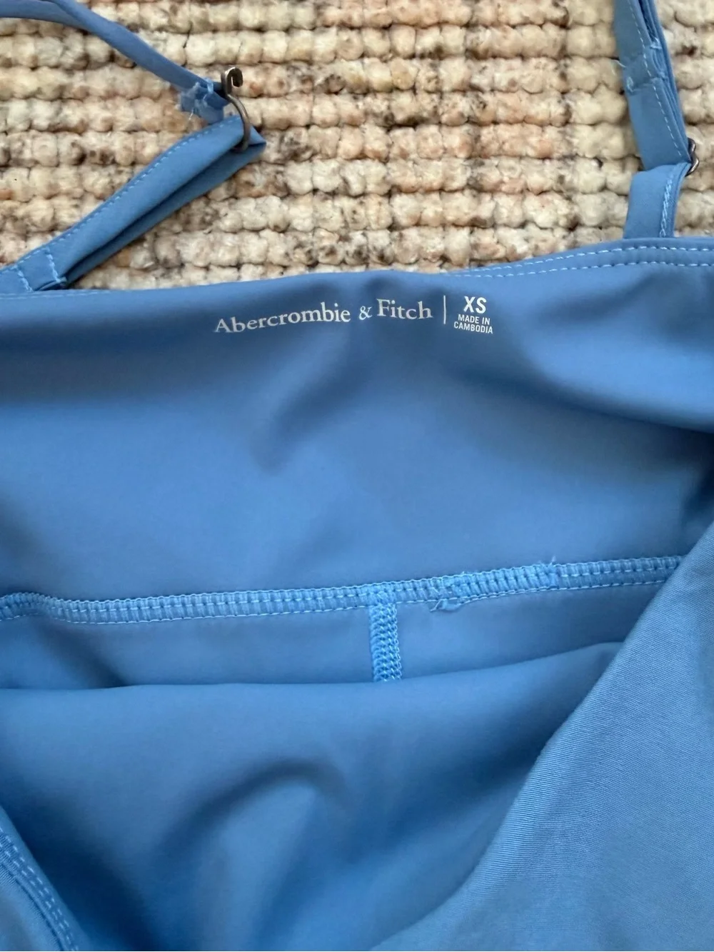 Abercrombie workout dress XS blue Spaghetti Strap